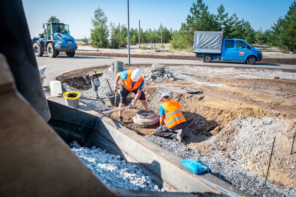 Mitarbeiter Baustelle